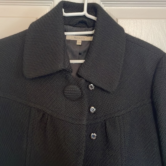 RW&Co Black Coat XS - Picture 2 of 8
